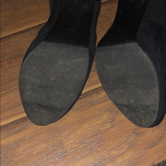Madden Girl black suede platform shoes - Picture 5 of 7